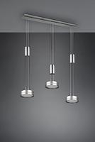 Trio HanglampFranklin 3-lichts RVS - 326510307 - thumbnail