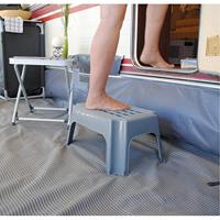 Vaste treden - OPTIMA - Versterkt polypropyleen - Antislip oppervlak - Max. 150 kg - 420 x 240 x 280 mm - thumbnail