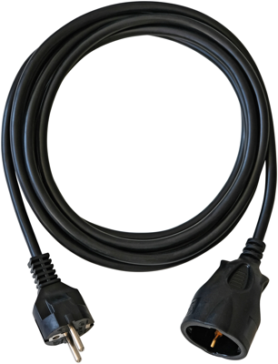 Brennenstuhl Kunststof-Kabel Zwart 3M H05Vv-F 3G1,5 - 1162180 Brennenstuhl Kunststof-Kabel Zwart 3M H05Vv-F 3G1,5 - 1162180