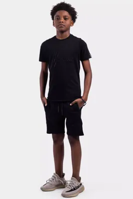 Malelions Essentials Zomersetje Kids Zwart - Maat 152 - Kleur: Zwart | Soccerfanshop Malelions Essentials Zomersetje Kids Zwart - Maat 152 - Kleur: Zwart | Soccerfanshop