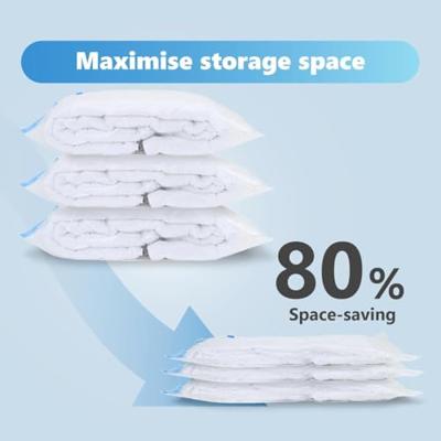 VidaXL Opslagzakken 20 pcs transparant en blauw 130 x 100 cm