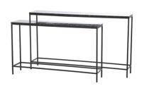 Light & Living Sidetable 'Morena' Agaat, Set van 2 stuks - thumbnail