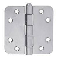 Ivana scharnier - 89x89mm - afgerond - verzinkt - 50 st los gestort - thumbnail