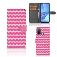 OPPO A53 | OPPO A53s | Telefoon Hoesje | Waves Pink - thumbnail