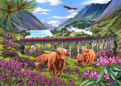 Glenfinnan Ladies Puzzel 500 XL Stukjes Glenfinnan Ladies Puzzel 500 XL Stukjes