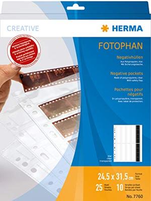 Herma HERMA Fotophan - Hülle x 25 7760 Fotohoezen Transparant Herma HERMA Fotophan - Hülle x 25 7760 Fotohoezen Transparant