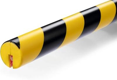 Beschermingsprofiel durable e8r hoek 1m geel zwart | 5 stuks