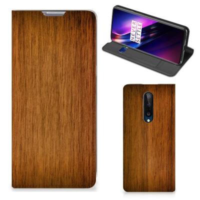 OnePlus 8 Book | Wallet Case | Donker Hout