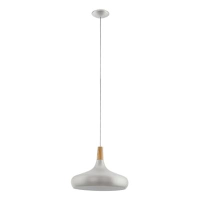 Eglo Moderne hanglampSabinar 40cm RVS met houtbruin - 901182