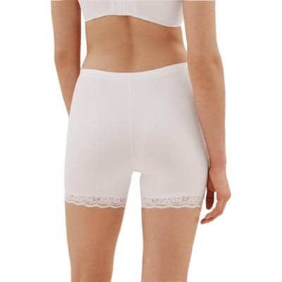 Fine Woman dames boxershort met kort pijpje - Elastisch katoenen kanten onderbroek