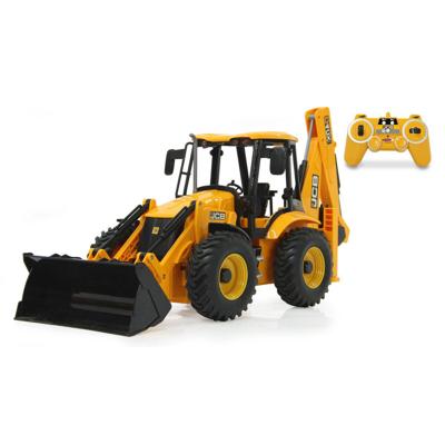 Jamara rc voertuig landbouwvoertuigen - 404980 rc graafmachine - baggerlader jcb - 2,4ghz - oranje rc model kant en klaar - 1:20