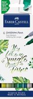 Faber Castell FC-164517 Duo Aquarelmarker Goldfaber Jungle 6 Stuks - thumbnail