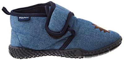 Playshoes pantoffels Egel Jeansblauw-28-29