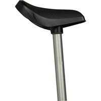 VWP zadel mini/junior bmx m/zadelpen 22.2 pvc zwart - thumbnail