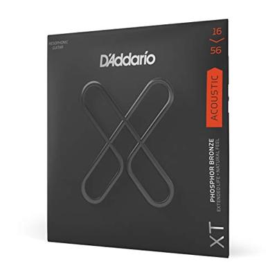 D&apos;Addario XTAPB1656 16-56 Medium Resophonic Phosphor Bronze Coated snaren voor resonator gitaar