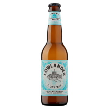 Lowlander 0,00% Wit Fles 330 ml bij Jumbo
