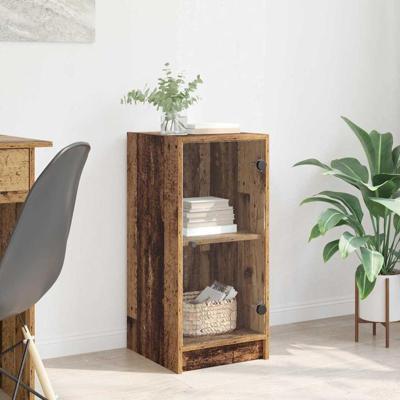 Dressoir Oud hout 35 x 37 x 76 cm Bewerkt hout