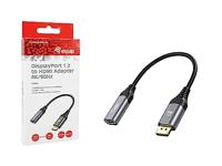 Equip 133445 video kabel adapter 0,15 m DisplayPort HDMI Zwart, Grijs - thumbnail
