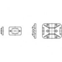 TOOLCRAFT Bevestigingssokkel TO-5454858 100 stuk(s) - thumbnail