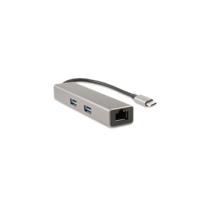 USB-HUB CoolBox Hub miniDOCK4 USB-C Grijs - thumbnail