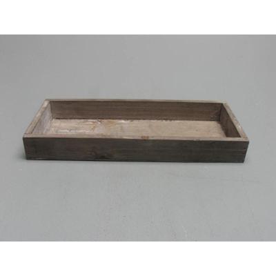 Onderbord hout 26x11x3cm bruin