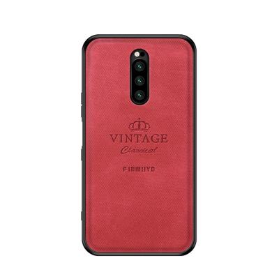 PINWUYO schokbestendige waterdichte volledige dekking TPU + PU doek + anti-shock katoen beschermhoes voor Sony Xperia 1/Xperia XZ4 (rood) PINWUYO schokbestendige waterdichte volledige dekking TPU + PU doek + anti-shock katoen beschermhoes voor Sony Xperia 1/Xperia XZ4 (rood)
