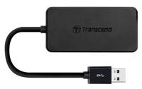 Transcend TS-HUB2K TS-HUB2K USB-hub 4 poorten USB-A USB 3.1 Gen1 5 GBit/s Zwart - thumbnail