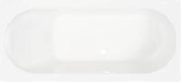 Saqu Bindo inbouwbad 2-persoons 180x80cm glans wit acryl - thumbnail
