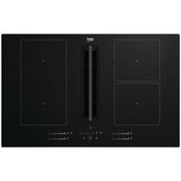 Beko HIXI84700UF Inductie kookplaat met afzuiging Zwart - thumbnail