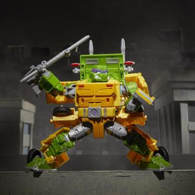 Diverse Transformers x Teenage Mutant Ninja Turtles Action Figure Party Wallop 18 cm speelfiguur