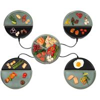 Chef's Dinner Party - Gourmetstel - Glazed Grey - 4 personen - PFAS-vrij - thumbnail