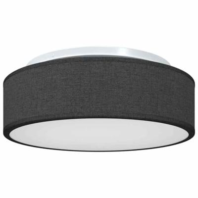 VidaXL Plafonnière met schijnwerpers zwart 38 x 38 x 13,5 cm stof