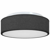 VidaXL Plafonnière met schijnwerpers zwart 38 x 38 x 13,5 cm stof - thumbnail