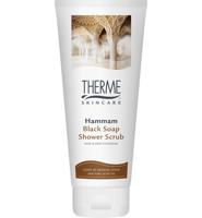Therme - Shower Scrub Hammam Black Soap - 200ml - thumbnail