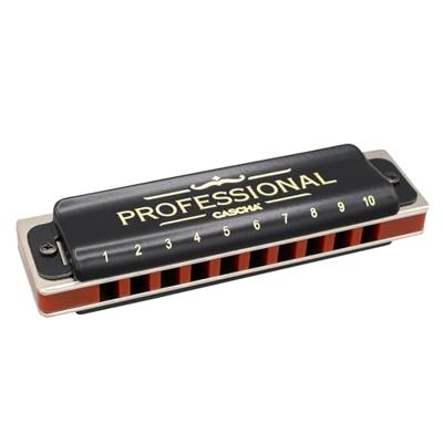 Cascha HH 1610 Professional Blues Harmonica Set (DE/EN/FR/ES) met lesboek - thumbnail