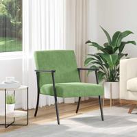 Fauteuil Lichtgroen 59 x 75 x 78 cm Fluweel - thumbnail