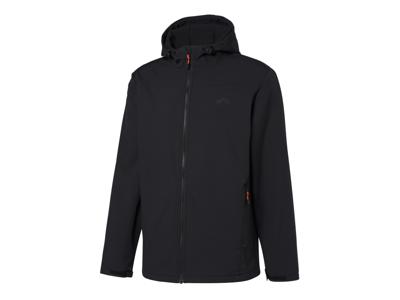 CRIVIT Heren thermo softshell jas (Zwart, L)