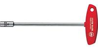 Wiha Dopsleutel met dwarsgreep zeskant hoogglans vernikkeld | 10 x 200 mm - 978 - 00978 - thumbnail