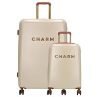 Charm London Capetown Travel Trolley Set-Beige - thumbnail