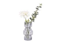 Bloemenvaas Courtly groot 25x 14 cm- donkergrijs - thumbnail