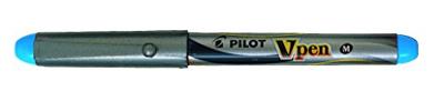 Pilot vulpen V-Pen Silver turkoois