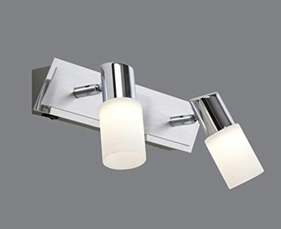 Trio Design wandspotSeries 8214 2-lichts metaalgrijs met chroom - 821470205