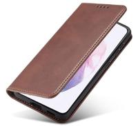 Casecentive Leren Wallet case Luxe Samsung Galaxy S21 bruin - thumbnail