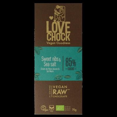Lovechock Sweet Nibs & Sea Salt Tablet Lovechock Sweet Nibs & Sea Salt Tablet