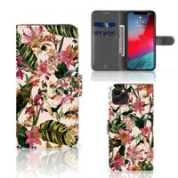 Apple iPhone 11 Pro Max Hoesje Flowers - thumbnail