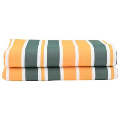 VidaXL Zonnescherm vervangingen groen en geel 1000 x 160 cm