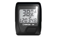 Union Fietscomputer 5 functies - Zwart - thumbnail
