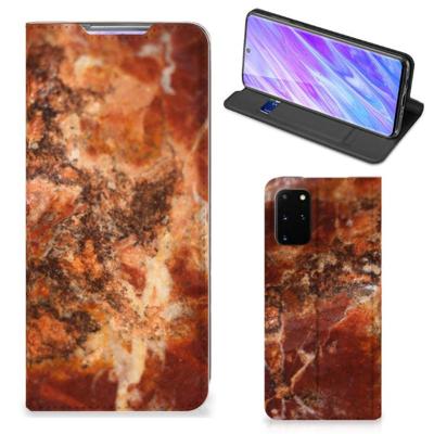 Samsung Galaxy S20 Plus | Standcase | Marmer Bruin