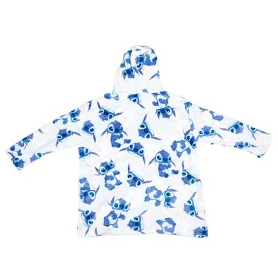 Disney Lilo & Stitch hoodie poncho bloemen 7 - 14 jaar - polyester