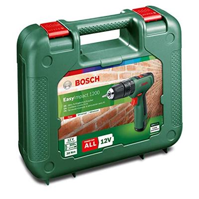 Bosch Groen EasyImpact 1200 | Accu Klopboorschroevendraaier | 2 standen | 12V | 1,5 Ah accu + oplader | In transportkoffer - 06039D3104 - thumbnail